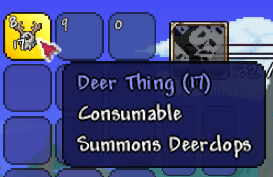 Deer Thing item Terraria