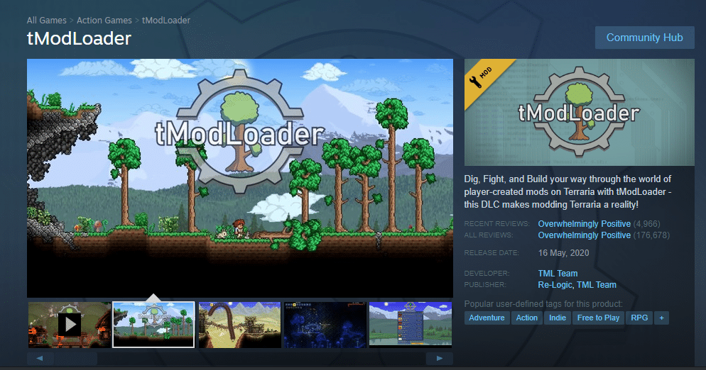 tModLoader - Play Terraria with Mods!