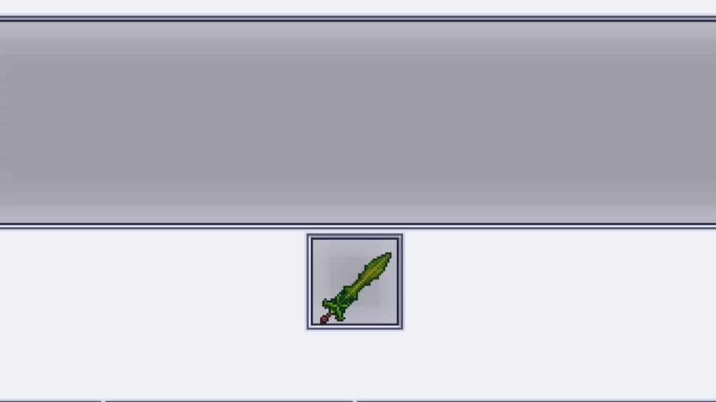 The Blade of Grass in Terraria