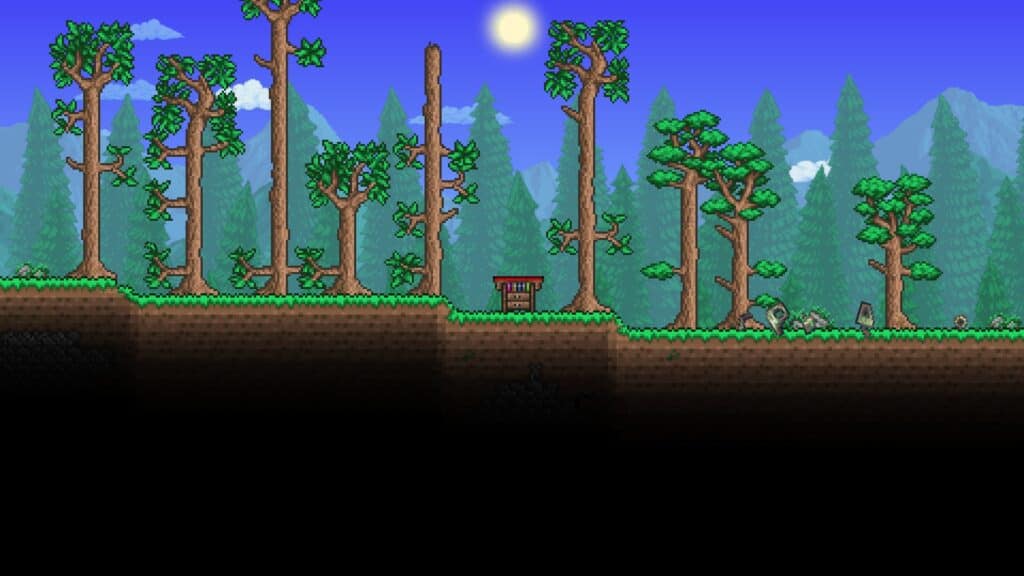 The Tinkerer's Workshop in Terraria, important for combining every single accessory.