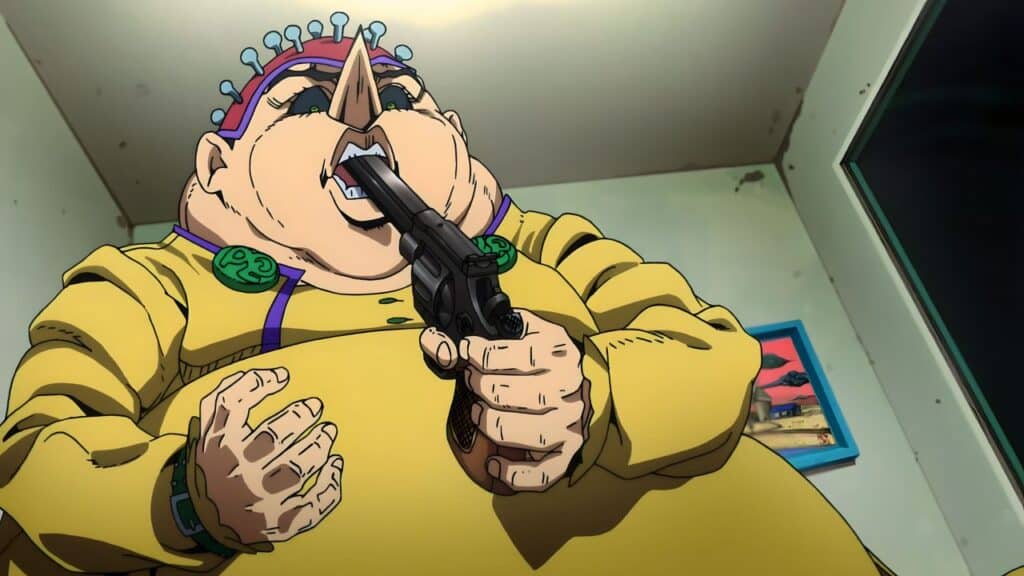Polpo killing himself after mistaking a Banana for a revolver.