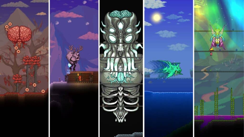 S01P07: The Evolution of my Terraria Boss Arenas: A retrospective look at  my early designs
