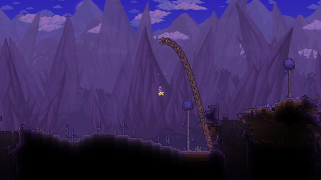 The Eater of Worlds in Terraria.