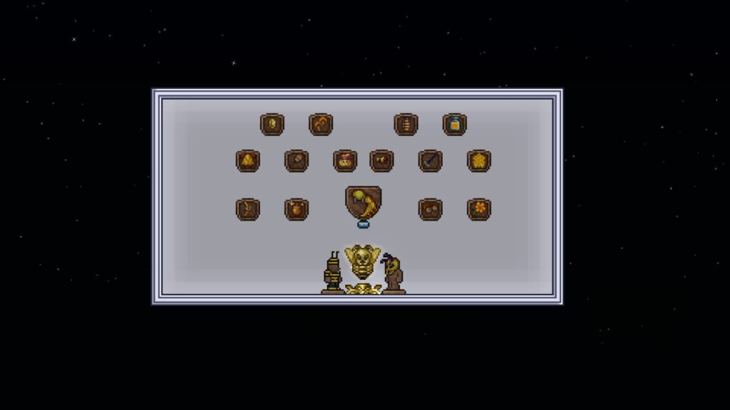 Loots from defeating Queen Bee In Terraria