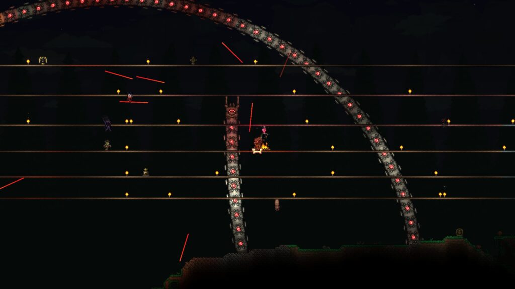 The Destroyer in Terraria.